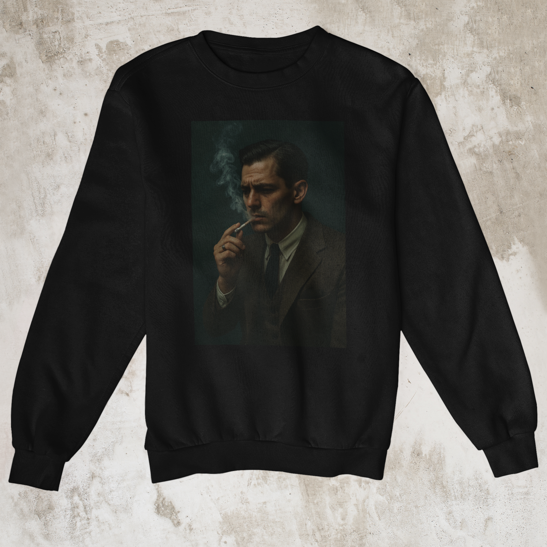Vintage Noir Portrait Sweatshirt